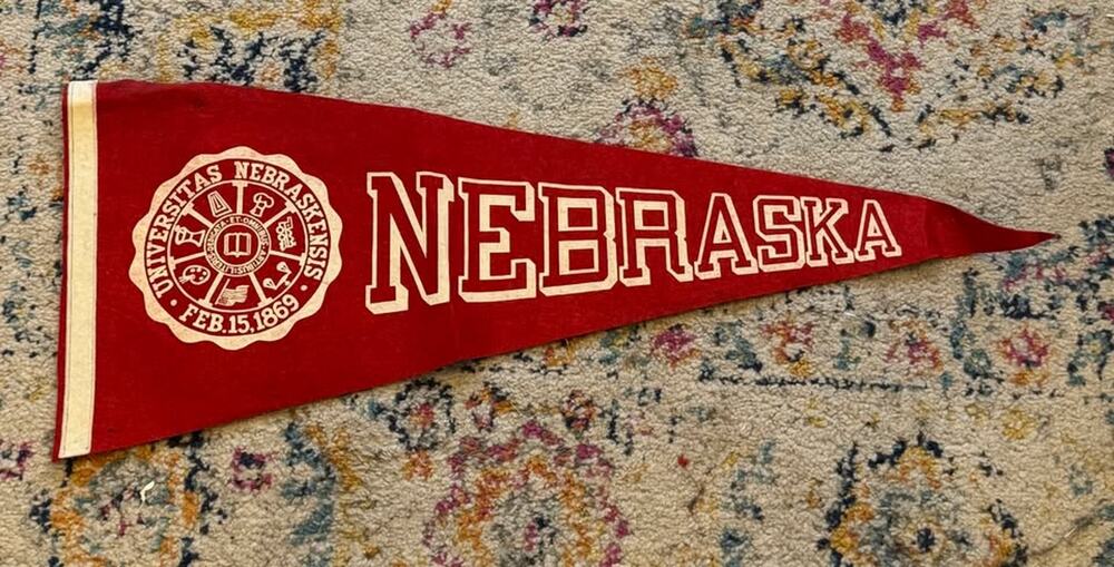 Vintage University of Nebraska Pennant
